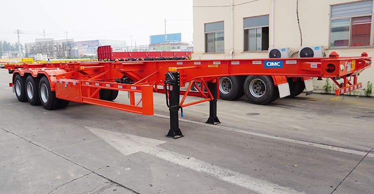 CIMC Group | CIMC 40 Tri Axle Container Chassis Trailer for Sale in Zambia