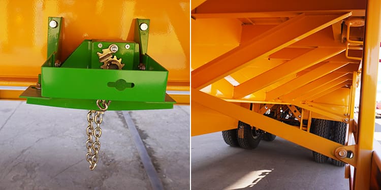 40Ft 2 Axle Semi Flat Bed Trailers for Sale Near Me in Zambia