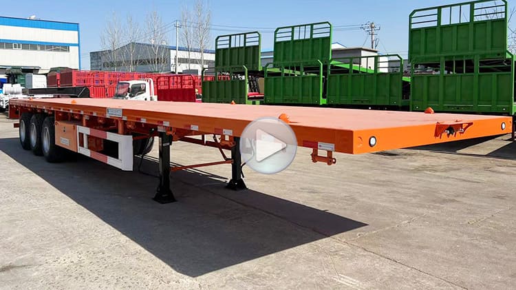 12M Tri Axle Trailer Flatbed for Sale in Zambia