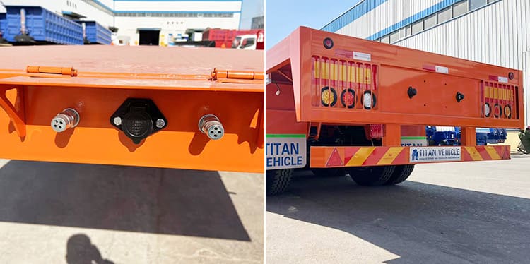 12M Tri Axle Trailer Flatbed for Sale in Zambia