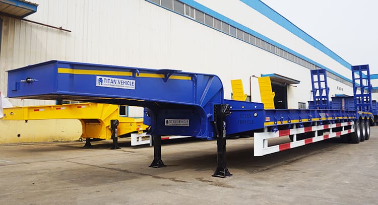 3 Axle Lowbed Truck Trailer for Sale Price | 80 Ton Lowbeds for Sale in Zambia