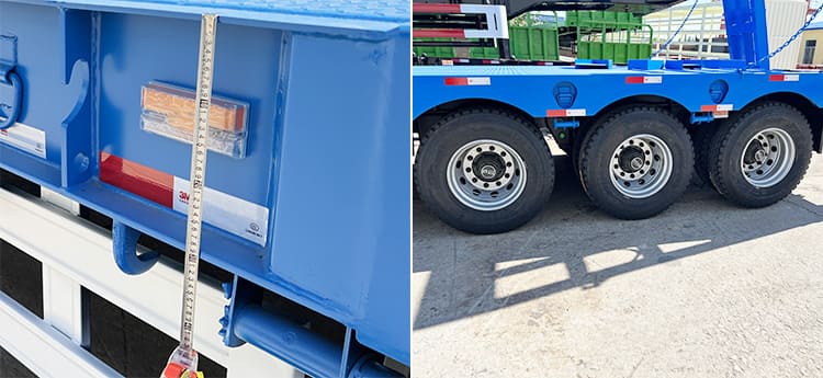 40 Feet Semi Low Bed Trailer Price | 3 Axle Low Bed Trailer for Sale in Zambia