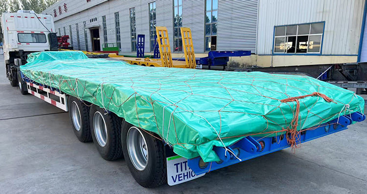 40 Feet Semi Low Bed Trailer Price | 3 Axle Low Bed Trailer for Sale in Zambia