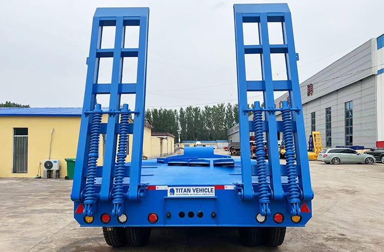 40 Feet Semi Low Bed Trailer Price | 3 Axle Low Bed Trailer for Sale in Zambia