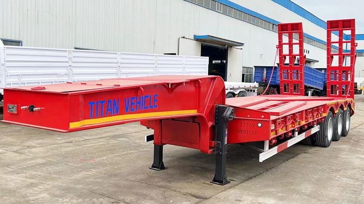 3 Axle Low Loader Semi Trailer | Low Loader Truck | Semi Trailer Low Loader for Sale in Zambia