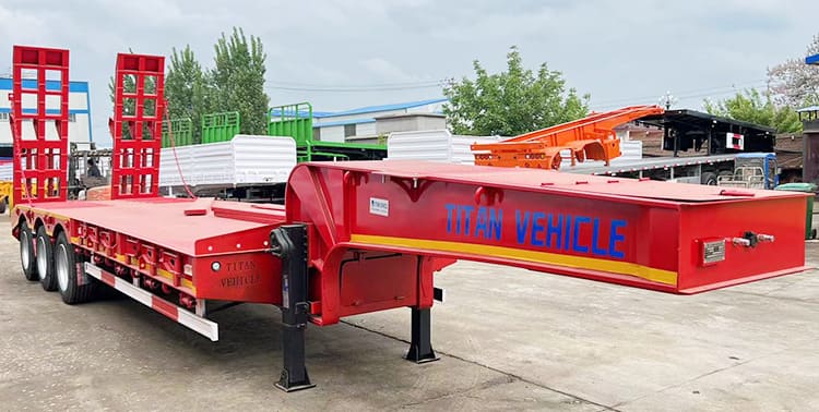 3 Axle Low Loader Semi Trailer | Low Loader Truck | Semi Trailer Low Loader for Sale in Zambia