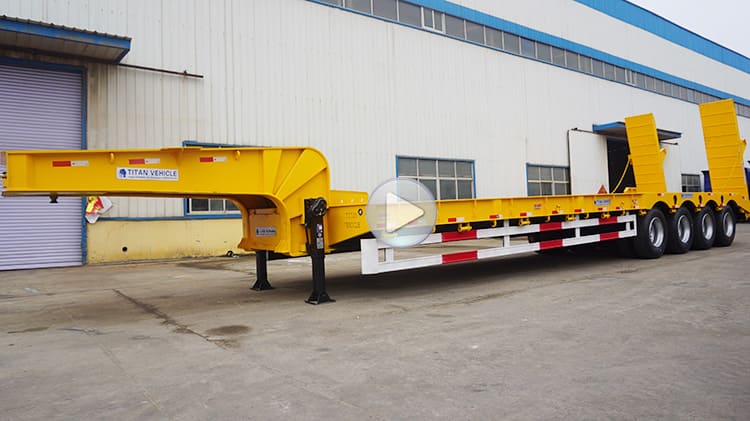 4 Axle Low Loader for Sale | 80 Ton Low Loader Trailer Price in Zambia