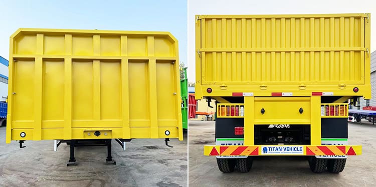 Tri Axle Dropside Trailers for Sale | Drop Side Utility Trailer Price in Zambia