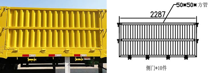 Tri Axle Dropside Trailers for Sale | Drop Side Utility Trailer Price in Zambia