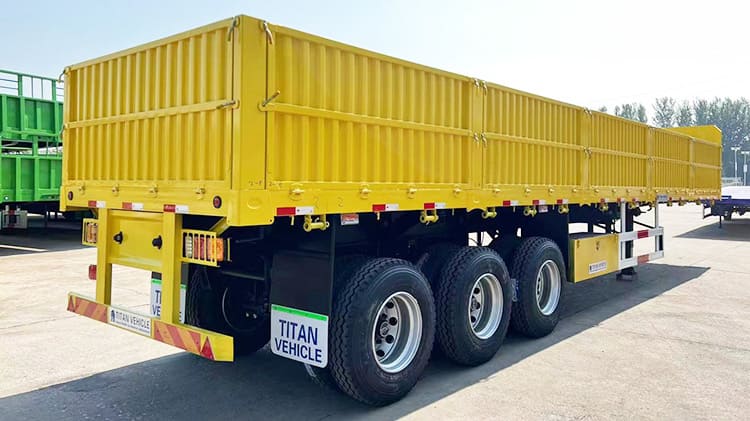Tri Axle Dropside Trailers for Sale | Drop Side Utility Trailer Price in Zambia