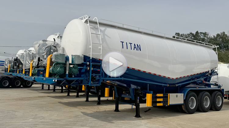 35CBM Bulk Cement Tanker Trailer for Sale In Zambia Chingola