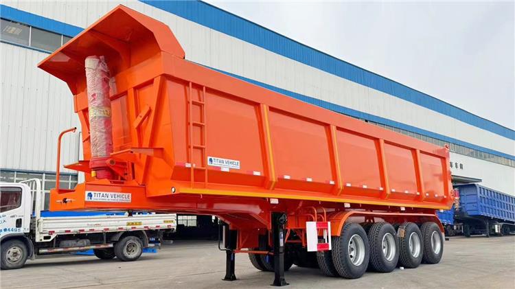 35CBM Dump Semi Trailer for Sale In Zambia Zmlun