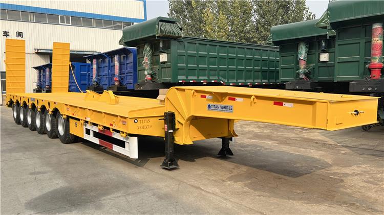 6 Axle 120 Ton Low Bed Trailer for Sale In Zambia