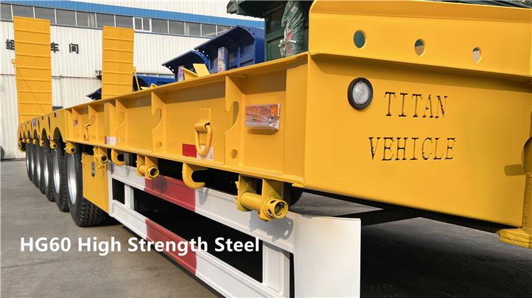 6 Axle 120 Ton Low Bed Trailer for Sale In Zambia