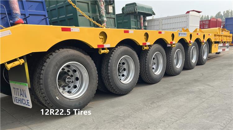 6 Axle 120 Ton Low Bed Trailer for Sale In Zambia