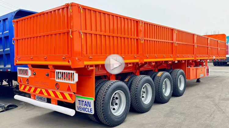 4 Axle Cargo Semi Trailer for Sale Price In Tanzania