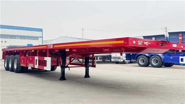 3 Axle 40 ft Flatbed Trailer Price for Sale Near Me In Zambia