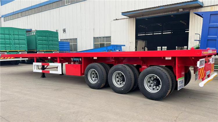 3 Axle 40 ft Flatbed Trailer Price for Sale Near Me In Zambia