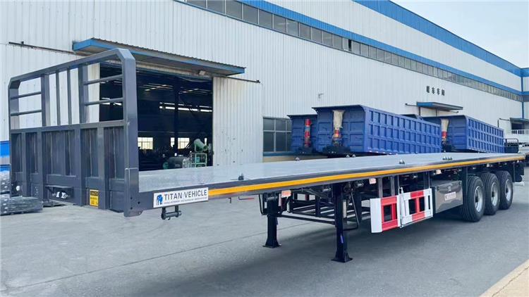 12m Tri Axle Flatbed Trailer for Sale In Zambia Lusaka