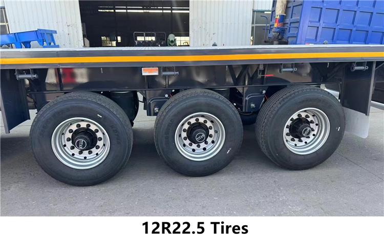 12m Tri Axle Flatbed Trailer for Sale In Zambia Lusaka