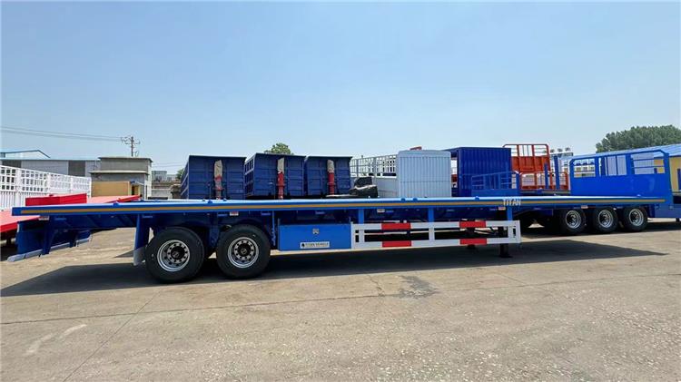 2 Axle 40ft Flatbed Semi Trailer for Sale In Zambia