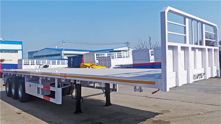 12.5m Flatbed Truck Trailer for Sale In Zambia