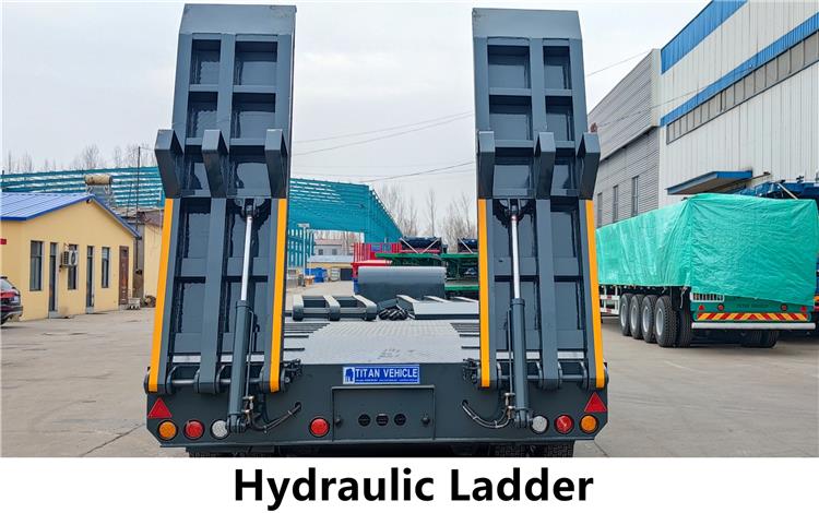 4 Axle 100 Ton Low Bed Trailer Truck Price for Sale In Zambia Zmkaa