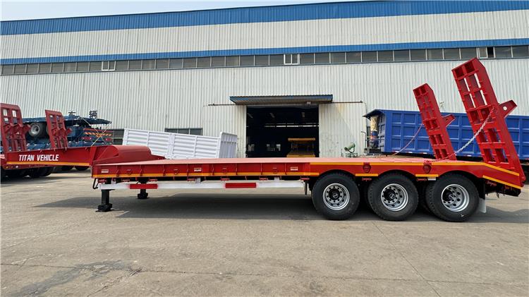 40ft/feet Semi Low Bed Trailer for Sale Near Me In Zambia Zmbbz