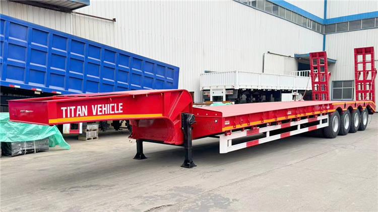 4 Axle Low Loader Truck Trailer for Sale In Zambia