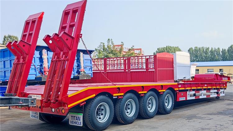 4 Axle Low Loader Truck Trailer for Sale In Zambia