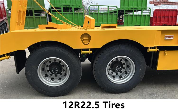 2 Axle 50 Ton Low Bed Truck Trailer Price for Sale In Zambia
