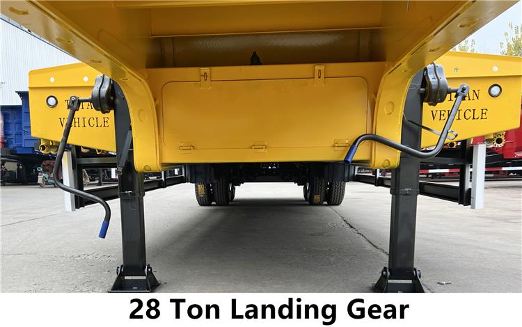 2 Axle 50 Ton Low Bed Truck Trailer Price for Sale In Zambia