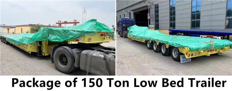 150 Ton Lowbed Tractor Trailer for Sale In Zambia