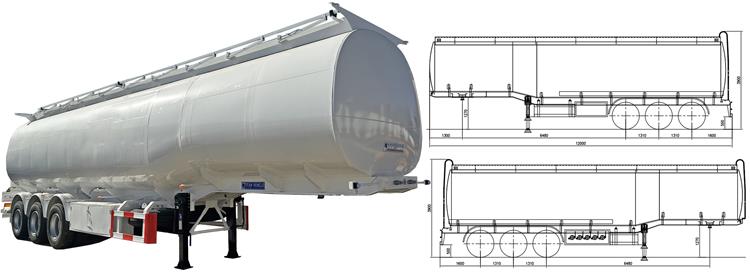45000 L Fuel Tanker Semi Trailer for Sale In Zambia