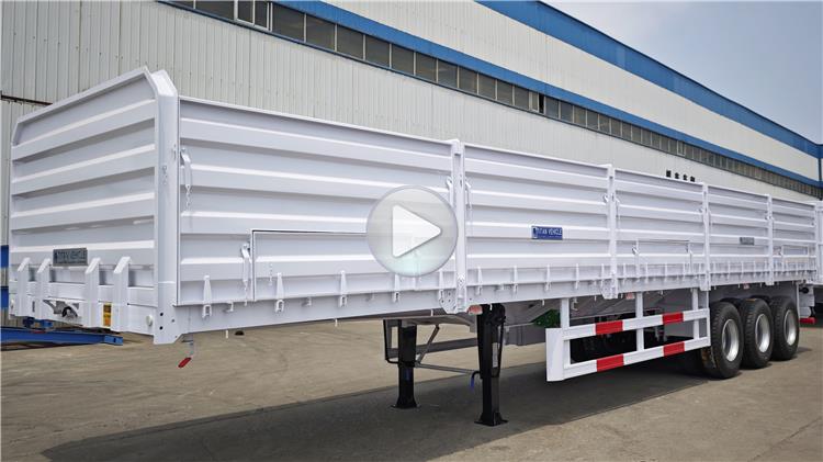 Tri Axle Side Wall Semi Trailer for Sale In Zambia