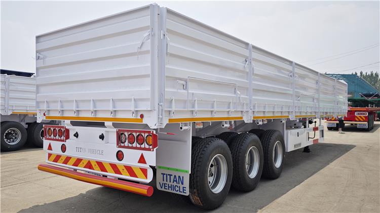 Tri Axle Side Wall Semi Trailer for Sale In Zambia