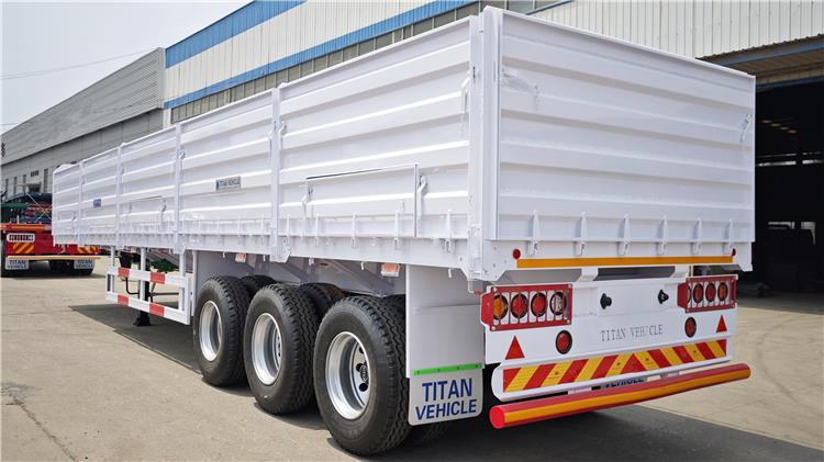 Tri Axle Side Wall Semi Trailer for Sale In Zambia