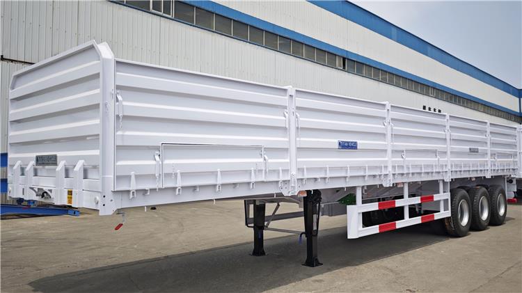 Tri Axle Side Wall Semi Trailer for Sale In Zambia