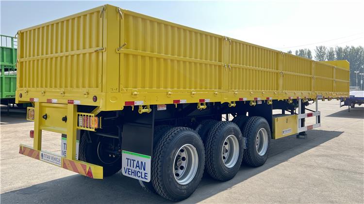 60 Ton Side Board Trailer with 1200mm for Sale In Zambia