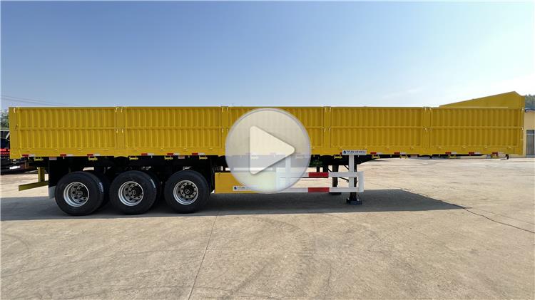 60 Ton Side Board Trailer with 1200mm for Sale In Zambia