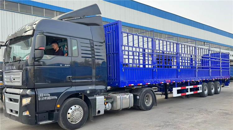 80 Ton Fence Cargo Trailer for Sale In Zambia Zmksh