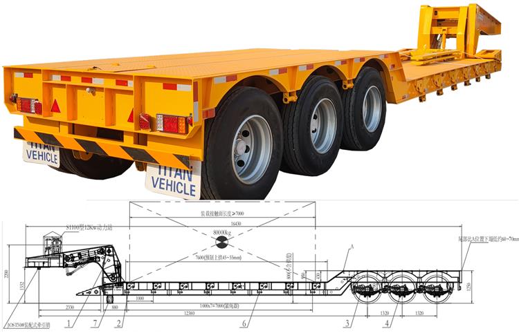 60 Ton Detachable Gooseneck Trailer Prices for Sale In Zambia Lusaka