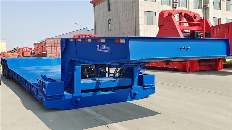 120 Ton 40ft Removable Gooseneck Trailer for Sale In Zambia