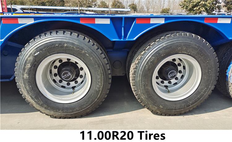 120 Ton 40ft Removable Gooseneck Trailer for Sale In Zambia