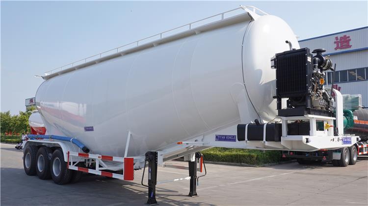 52CBM Bulk Cement Tank Semi Trailer In Zambia Chingola