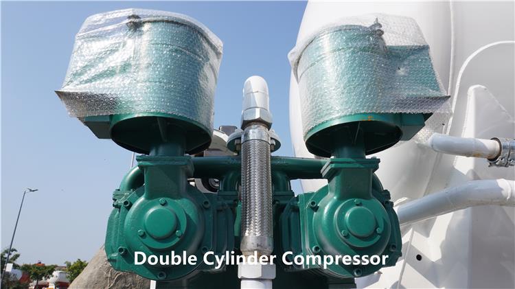 52CBM Bulk Cement Tank Semi Trailer In Zambia Chingola