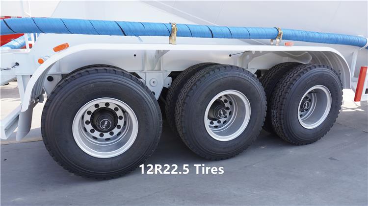 52CBM Bulk Cement Tank Semi Trailer In Zambia Chingola