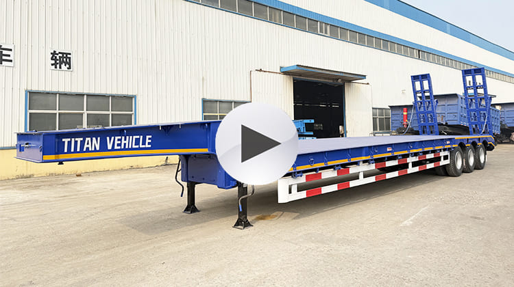 Tri Axle Semi Low Loader Trailer for Sale in Zambia,  Ndola 