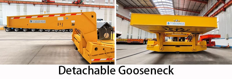 2 Line 4 Axle Lowboy Gooseneck Trailer for Sale in Zambia, Luanshya