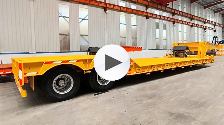 2 Line 4 Axle Lowboy Gooseneck Trailer for Sale in Zambia, Luanshya